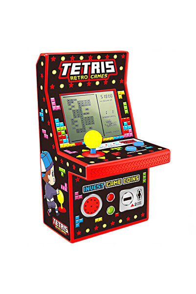 NEWBRENDHOME ألعاب تعليمية تفاعلية، وحدة تحكم ألعاب تيتريس الصغيرة الحنينية ط...