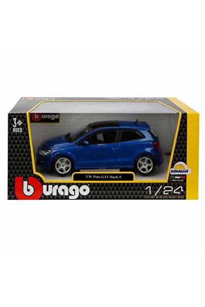 SPOR35 Kız Erkek Çocuk Oyuncak Bburago 1:24 Volkswagen Polo GTI Mark 5 Model ...