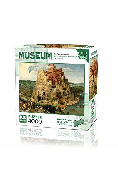 NEWBRENDHOME ألعاب تعليمية 23508 برج بابل 4000 قطعة لغز للأولاد والبنات