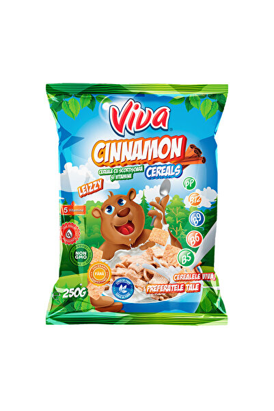 VİVA Cereals with cinnamon, 3 x 250g, Cinnamon