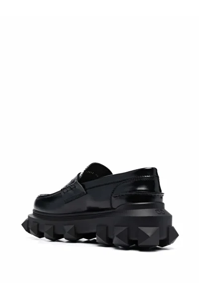 Valentino Garavani Trackstud Complete Leather Women's Loafer
