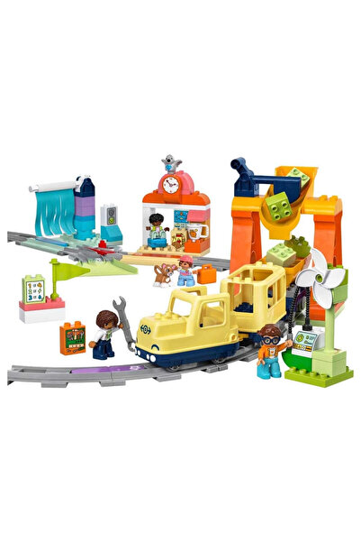 OMZ Girl's Toy Town Large Interactive Neighborhood Train Boy's Toy Educational Toys