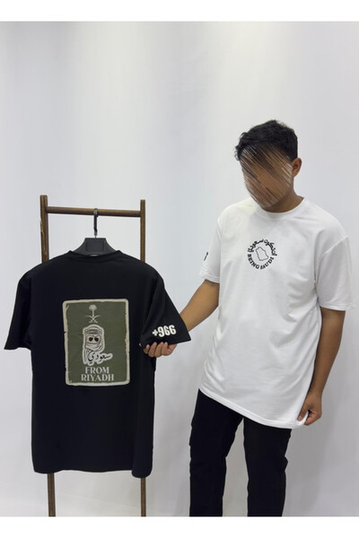 Dantil Line Saudi National Day T-shirt for both genders.