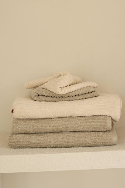 İrya Earth Великий банний рушник 90x150 см Бежевий