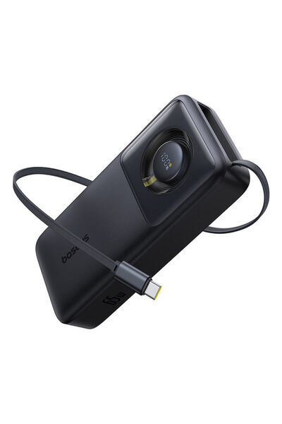 Baseus External Battery 20000mAh Free2Pull Baseus, 65W, Black