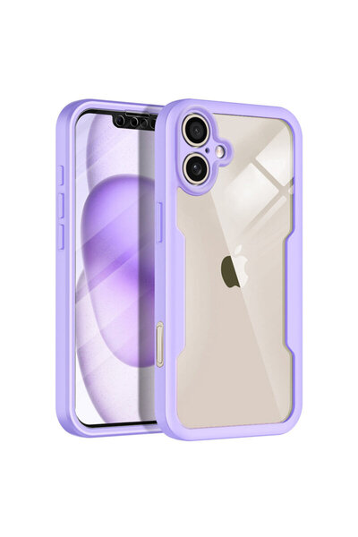 Techsuit Θήκη 360° για iPhone 17 ColorVerse, Μωβ