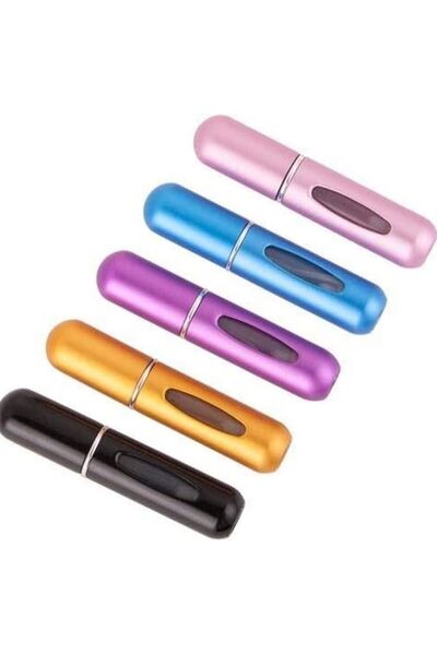 Generic 5pcs Perfume Spray Bottle Set - Portable Mini Refillable Perfume Atomizer Bottle for Travel Spray S