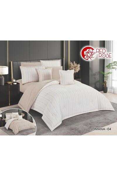 RedRosa Classic 4-piece striped bed sheet for one and a half people