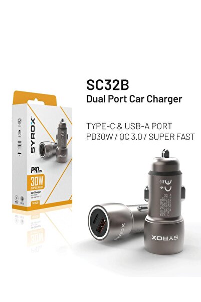 Syrox SC32B Dual Port Car Changer