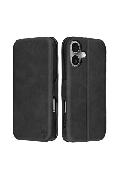 Techsuit Husă iPhone 17 Safe Wallet Plus cu protecție la 360°, neagră