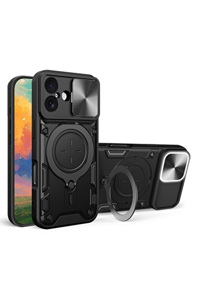 Techsuit Husa iPhone 17 CamGuard Pro, negru