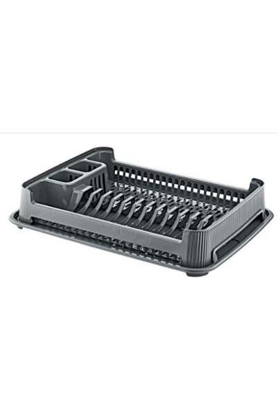 abnturk Ultra Lüks Kaliteli Şık Görünümlü Çizgili Gri Renk Smart Tabaklık Kur...