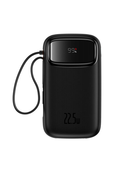 Baseus External Battery, Power Bank 10000 mAh Baseus, 22.5 W