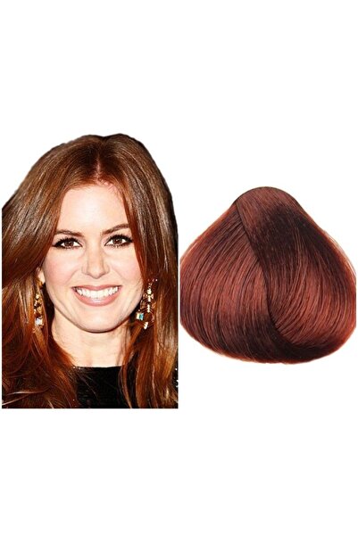 Fanola Vopsea de păr 7.4 Permanent Tehnică - Cremă de culoare Blond Mediu Cupru 100ml