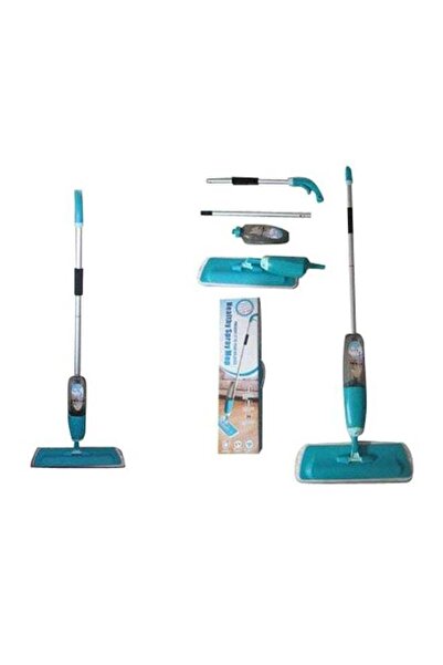 Generic طقم ممسحة رش صحية ووسادة ممسحة أزرق/فضي