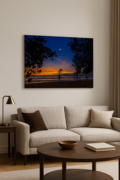 KanvasSepeti Nature Printed Bohemian 70 X 100 Large Oil Painting Textured Hig...