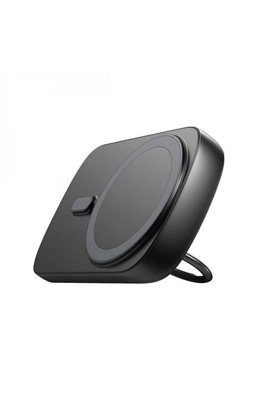 Joyroom Wireless External Battery with Foldable Ring Stand, 6000mAh Joyroom, Black, JR-W030