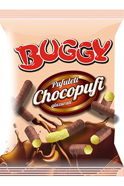 Buggy Cocoa Glazed Puffs, 30 x 40 g,