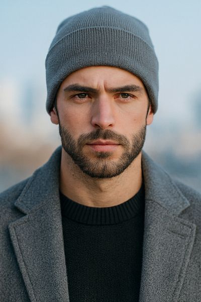 LAGRANZE Premium Basic Plain Men's Beret