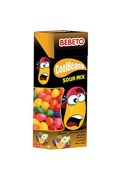 BEBETO Mix acru pentru jeleuri cu aromă fructată, 12 buc x 30 g,