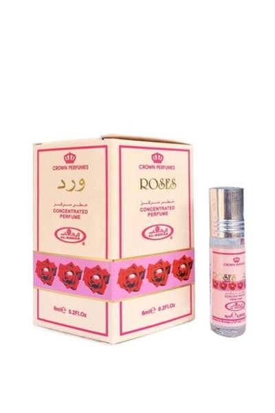 Al Rehab perfumes Roses Concentrated Perfume 6ml (Pack of 6)