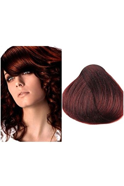 Fanola Vopsea de Par 5.6 Permanent Technique - Color Cream Light Red Brown 100ml