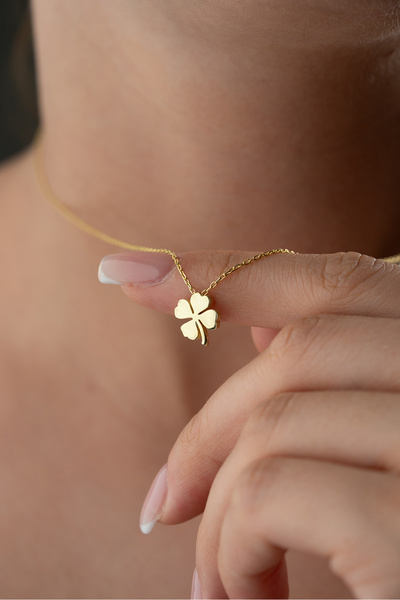 Silvano Jewelry 925 Ayar Gümüş Yonca Kolye