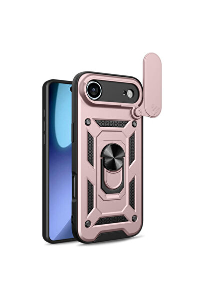 Techsuit iPhone 17 Air Camera Protection Case CamShield Series, Pink