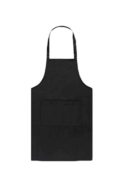 Generic Waterproof Kitchen Cooking Apron - 27X29in Black 27 x 29inch