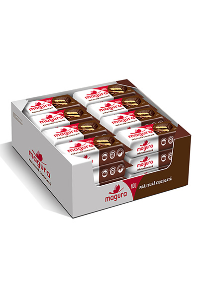 Magura Set tort cu cremă de ciocolată 24 buc x 35 g,