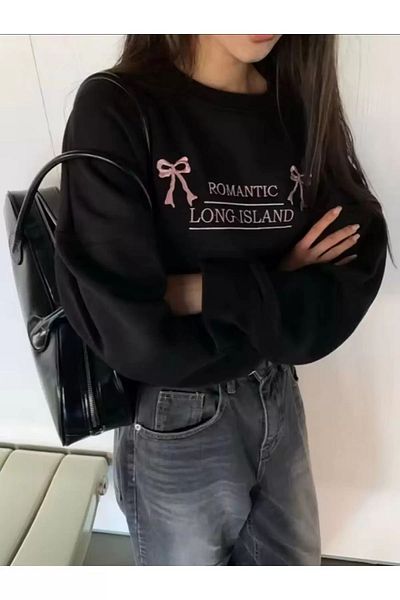 1blood Romantic Long Island Oversize Unisex Sweatshirt (3 Threads)