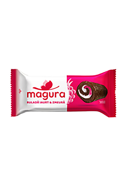 Magura Rulou cu iaurt și zmeură 24 x 35 g,