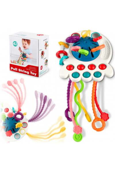 Ricokids Jucarie senzoriala pentru copii, Caracatita, compacta, ergonomica, c...