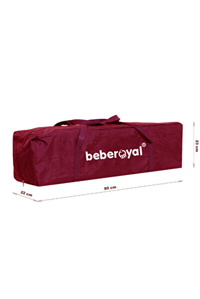Beberoyal Little Friends Foldable Crib, Two Levels, Changing Mat, Carrying Bag