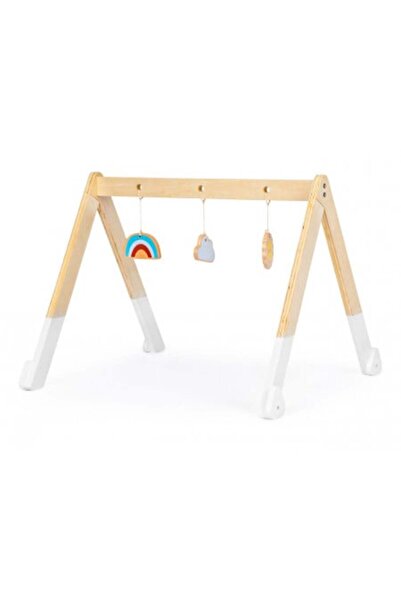 Ecotoys Детски фитнес център с дървени играчки,