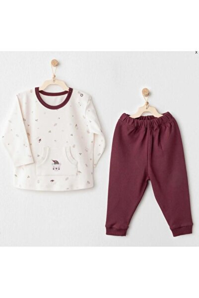 andywawa Andy Wawa 2li Takım My 1st Wardrobe Bordo - Ekru