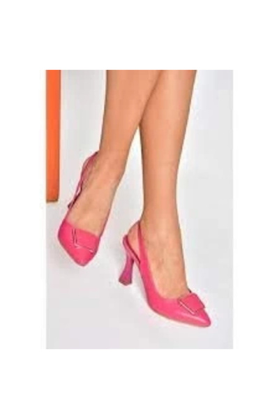STILVANA Pıert Fuchsia Skin Heeled Shoes