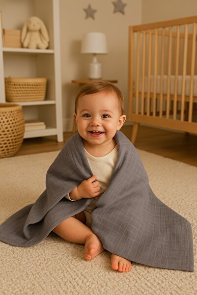 S.Y.M BABY Baby Muslin Blanket Two Layers Soft