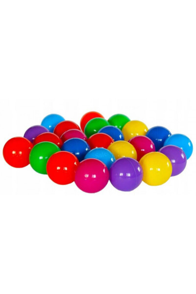 MultiStore Set of 100 multicolored balls for dry pool or tent, Soft Balls