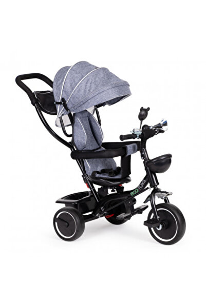 Ecotoys Tricicletă pentru copii, Ecotoys, cu scaun rotativ, control parental,...