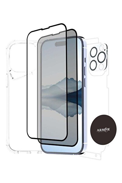 Armor مجموعة الحماية الكاملة 7 في 1 لجهاز iPhone 15 Pro Max