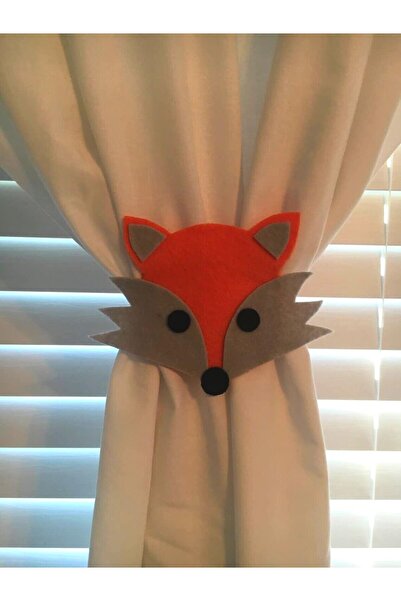 Leobabyroom El yapımı bebek çocuk odası perde süsü keçe perde bağı 2 Adet