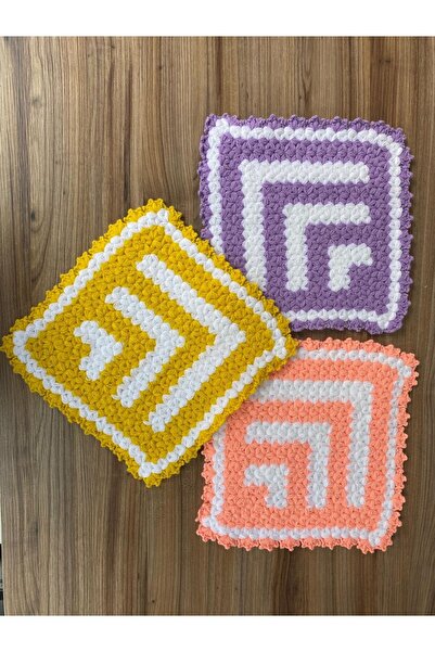 Öztürk Dowry and Bath Washcloth Set Set of 3.