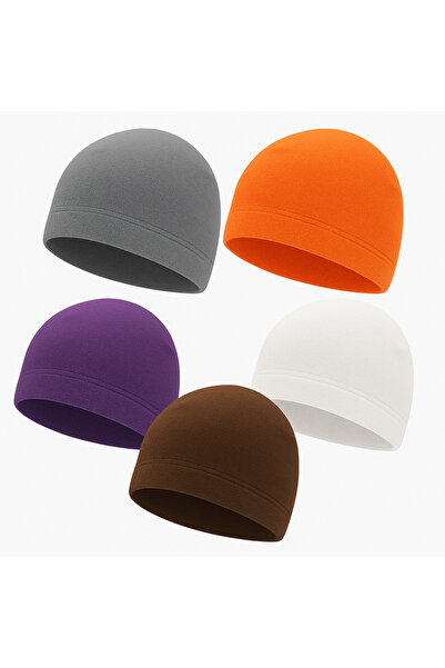 akyıldız iş elbiseleri Fleece Beanie Winter Beanie Men's Beanie 5 Pcs