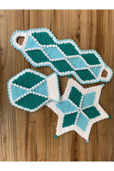 Öztürk Dowry and Bath Washcloth Set Set of 3.