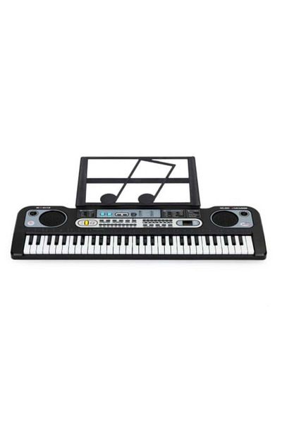 MultiStore Musical Keyboard with Microphone, 35 Keys, Black