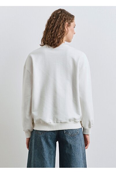 Mavi collection baskılı loose fit (rahat kesim) sweatshirt