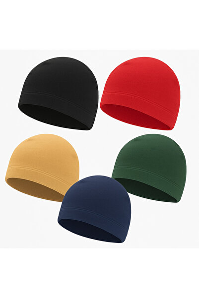 akyıldız iş elbiseleri Fleece Beanie Winter Beanie Men's Beanie 5 Pcs