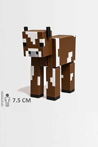 FigürDizayn Minecraft Cow İnek Hareketli Eklemli Figür