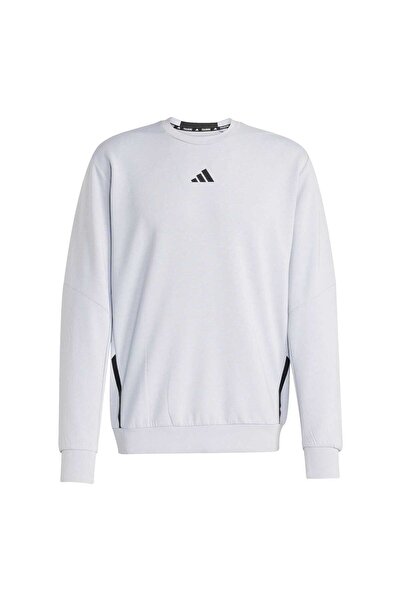 adidas D4T CREW SWEATS Erkek Gri Sweatshirt JP0927